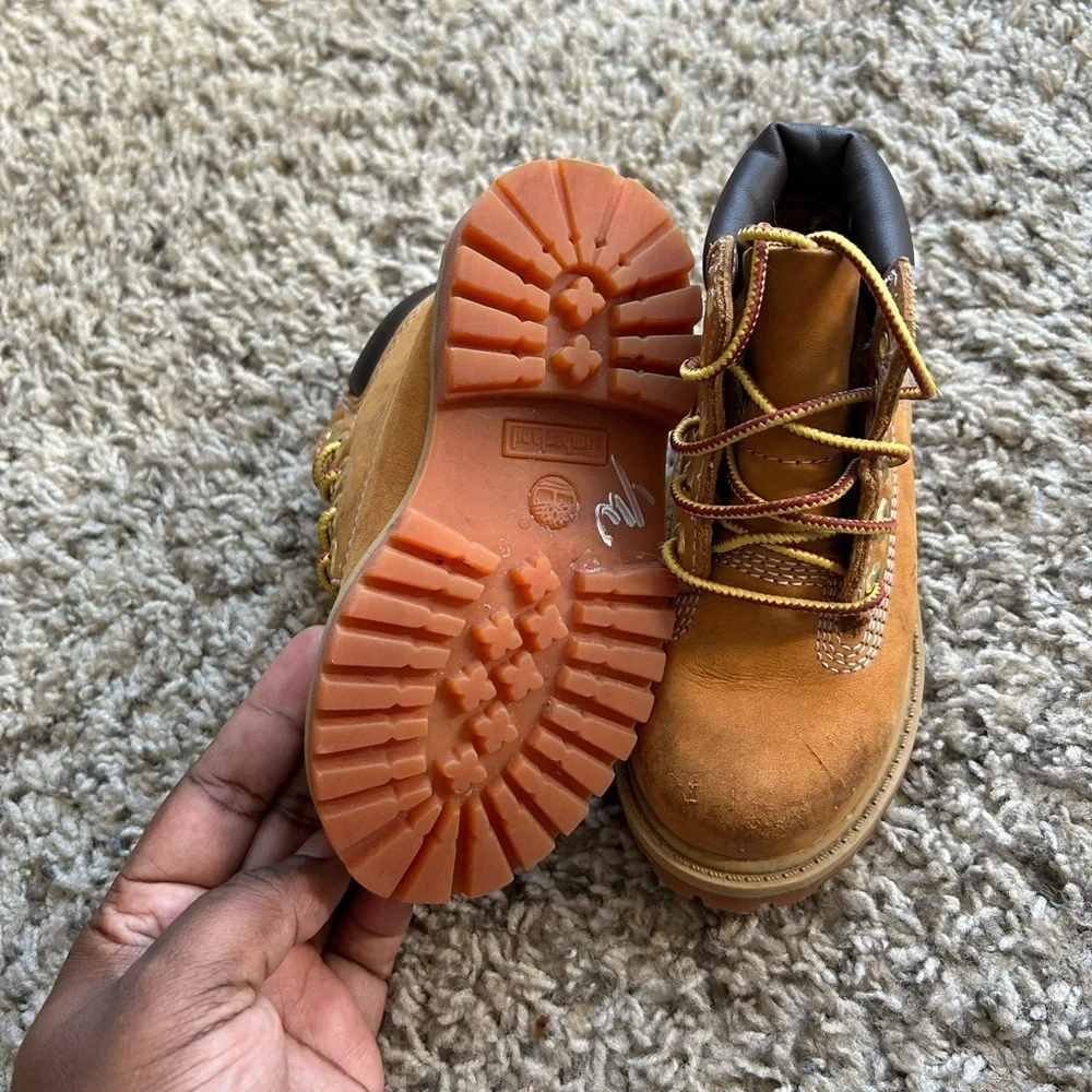 Timberland Kids' Brown Lace-Up Boots